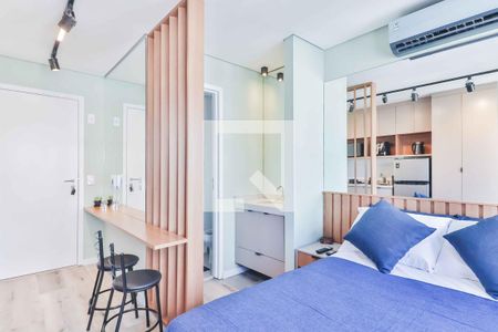 Studio - Quarto e Cozinha de kitnet/studio para alugar com 1 quarto, 20m² em Butantã, São Paulo