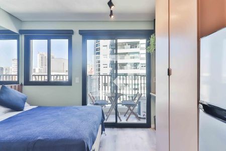 Studio - Quarto e Cozinha de kitnet/studio para alugar com 1 quarto, 20m² em Butantã, São Paulo