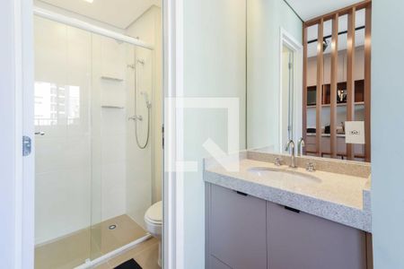 Banheiro de kitnet/studio para alugar com 1 quarto, 20m² em Butantã, São Paulo