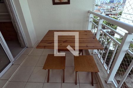 Varanda da Sala de apartamento para alugar com 2 quartos, 64m² em Marapé, Santos