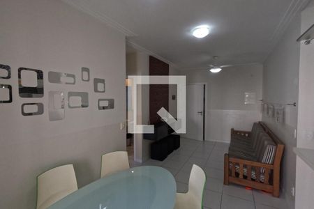 Sala de estar e Jantar de apartamento para alugar com 2 quartos, 64m² em Marapé, Santos
