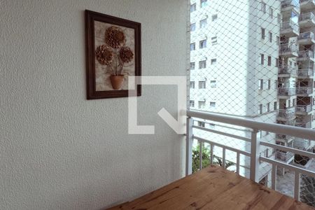 Varanda da Sala de apartamento para alugar com 2 quartos, 64m² em Marapé, Santos