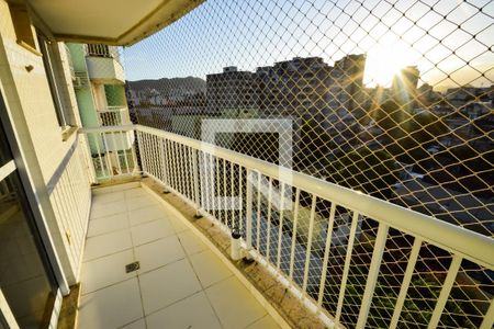 Varanda da Sala de apartamento à venda com 2 quartos, 60m² em Cachambi, Rio de Janeiro