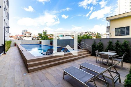 Área comum - Piscina de apartamento para alugar com 1 quarto, 33m² em Vila Dom Pedro Ii, São Paulo
