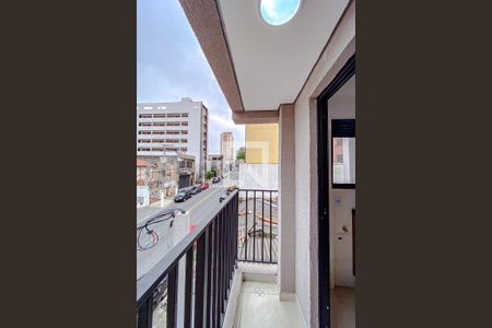 Varanda da Sala de apartamento para alugar com 2 quartos, 41m² em Quarta Parada, São Paulo