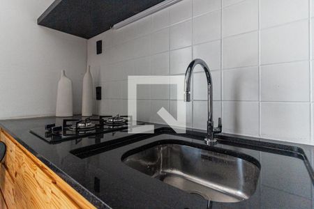 Cozinha de kitnet/studio para alugar com 1 quarto, 45m² em Vila Buarque, São Paulo