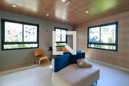 Hall Social de kitnet/studio para alugar com 1 quarto, 26m² em Santo Amaro, São Paulo