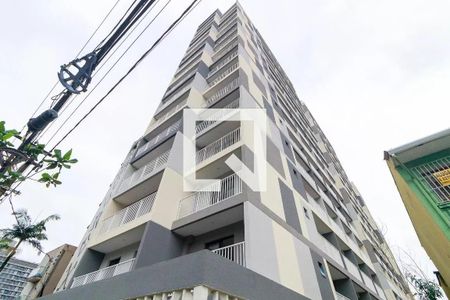 Fachada do Prédio de kitnet/studio para alugar com 1 quarto, 26m² em Santo Amaro, São Paulo