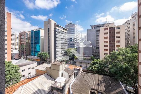 Varanda  de kitnet/studio à venda com 1 quarto, 24m² em Paraíso, São Paulo