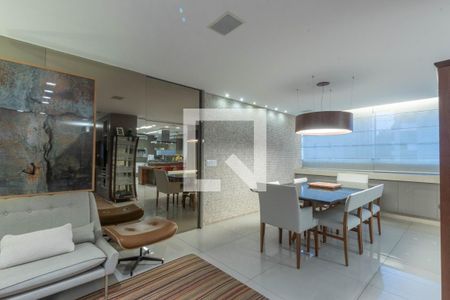 Sala de apartamento à venda com 4 quartos, 167m² em Buritis, Belo Horizonte