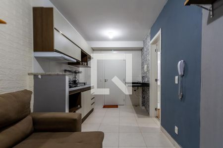 Sala de apartamento para alugar com 1 quarto, 28m² em Parque Maria Helena, São Paulo