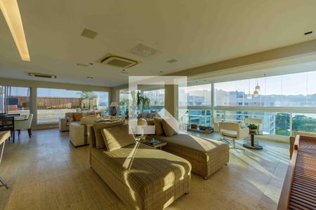 Sala de apartamento à venda com 4 quartos, 363m² em Barra da Tijuca, Rio de Janeiro