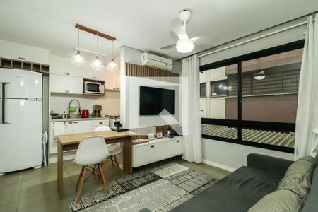 Sala de apartamento para alugar com 1 quarto, 40m² em Bom Fim, Porto Alegre