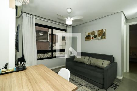 Sala de apartamento para alugar com 1 quarto, 40m² em Bom Fim, Porto Alegre