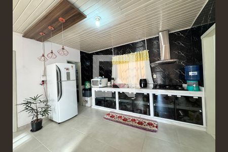 Cozinha de casa à venda com 2 quartos, 102m² em Santos Dumont, São Leopoldo