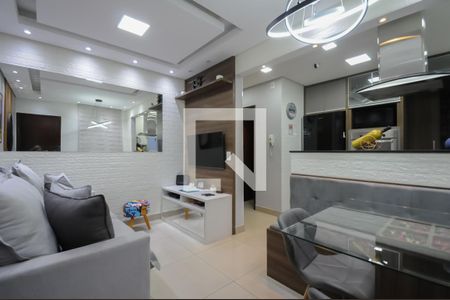 Sala de apartamento à venda com 2 quartos, 51m² em Nova Petrópolis, São Bernardo do Campo