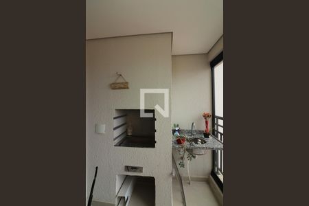 Varanda gourmet de apartamento à venda com 2 quartos, 59m² em Vila Goncalves, São Bernardo do Campo