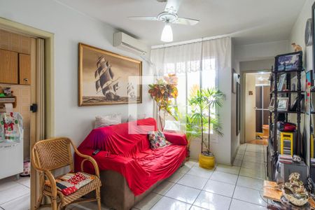 Sala de apartamento à venda com 1 quarto, 44m² em Centro Histórico, Porto Alegre