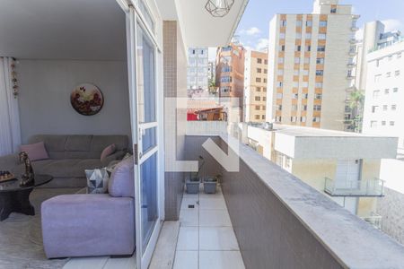 Varanda da Sala de apartamento à venda com 4 quartos, 300m² em Anchieta, Belo Horizonte