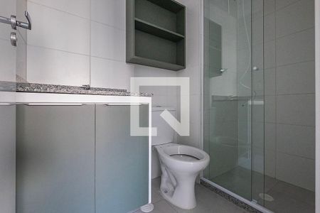 Suíte - Banheiro de apartamento para alugar com 1 quarto, 27m² em Pinheiros, São Paulo