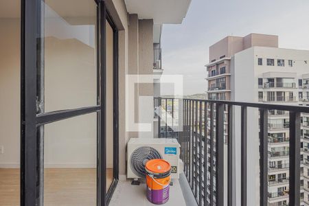 Varanda Sala de apartamento para alugar com 1 quarto, 27m² em Pinheiros, São Paulo