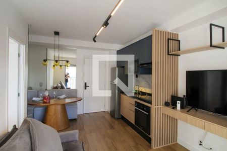 Sala de apartamento para alugar com 1 quarto, 35m² em Jardim Independência (são Paulo), São Paulo