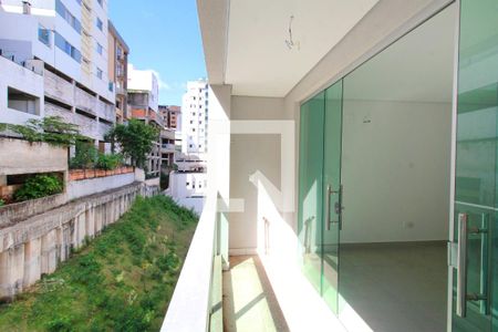 Varanda da Sala de apartamento para alugar com 2 quartos, 62m² em Buritis, Belo Horizonte