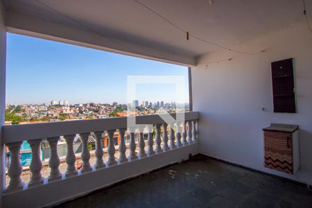 Varanda do quarto de casa para alugar com 1 quarto, 80m² em Jardim Marek, Santo André