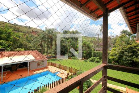 Varanda da Sala de Estar 2 de casa à venda com 5 quartos, 4500m² em Vale dos Cristais, Nova Lima