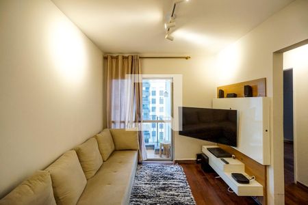 Sala de apartamento à venda com 3 quartos, 75m² em Chácara Santo Antônio (zona Leste), São Paulo