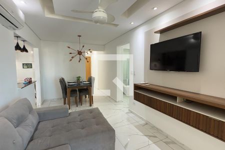 Sala de apartamento para alugar com 2 quartos, 75m² em Boqueirão, Praia Grande