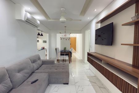 Sala de apartamento para alugar com 2 quartos, 75m² em Boqueirão, Praia Grande