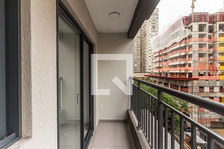 Varanda do Studio de kitnet/studio à venda com 1 quarto, 26m² em República, São Paulo