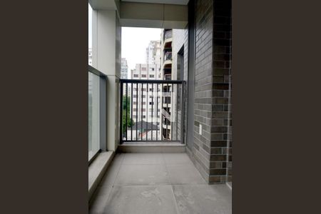 Varanda de apartamento à venda com 1 quarto, 40m² em Jardim Paulista, São Paulo