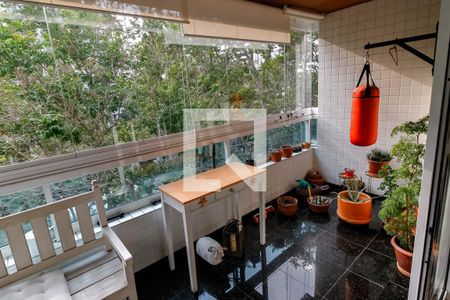 Varanda da Sala de apartamento à venda com 4 quartos, 190m² em Real Parque, São Paulo