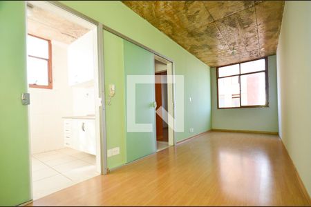 Sala de apartamento para alugar com 1 quarto, 44m² em Colégio Batista, Belo Horizonte