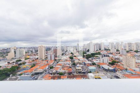 Varanda - vista de kitnet/studio para alugar com 1 quarto, 35m² em Vila Gomes Cardim, São Paulo