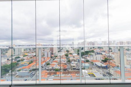 Varanda - vista de kitnet/studio para alugar com 1 quarto, 35m² em Vila Gomes Cardim, São Paulo
