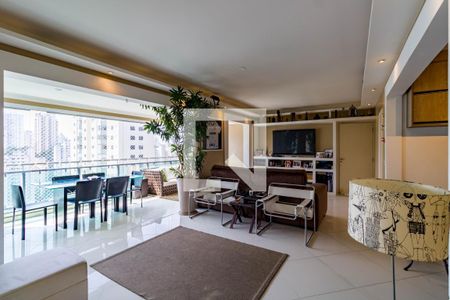 Sala de apartamento à venda com 3 quartos, 119m² em Vila Andrade, São Paulo