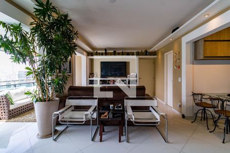 Sala de apartamento à venda com 3 quartos, 119m² em Vila Andrade, São Paulo