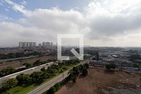 Sala/Cozinha e Área de Serviço Vista  de apartamento para alugar com 2 quartos, 36m² em Jardim America da Penha, São Paulo