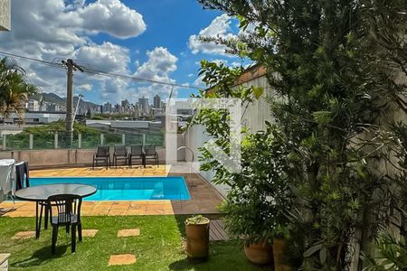Varanda da Sala de casa à venda com 5 quartos, 270m² em Estoril, Belo Horizonte