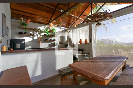 ESPAÇO GOURMET de casa à venda com 4 quartos, 596m² em Estoril, Belo Horizonte
