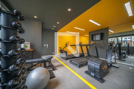 Área comum - Academia de apartamento para alugar com 2 quartos, 36m² em Lapa, São Paulo