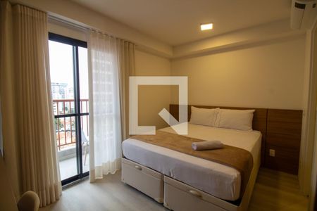 Sala / Quarto - Studio de kitnet/studio para alugar com 1 quarto, 25m² em Jardim das Acacias, São Paulo