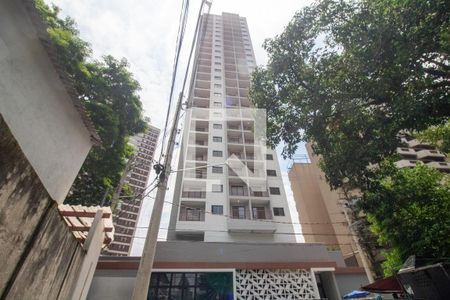 Fachada do Prédio de kitnet/studio para alugar com 1 quarto, 25m² em Jardim das Acacias, São Paulo