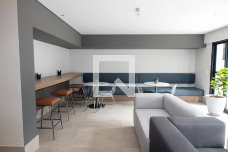 Área comum - Coworking de kitnet/studio para alugar com 1 quarto, 25m² em Jardim das Acacias, São Paulo