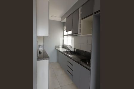 Cozinha de apartamento para alugar com 2 quartos, 38m² em Jardim Cláudia, Pinhais