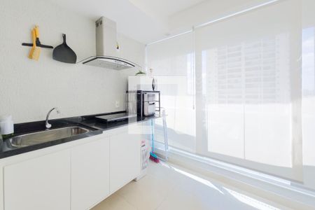 Cozinha de apartamento para alugar com 1 quarto, 40m² em Altos do Esplanada, São José dos Campos