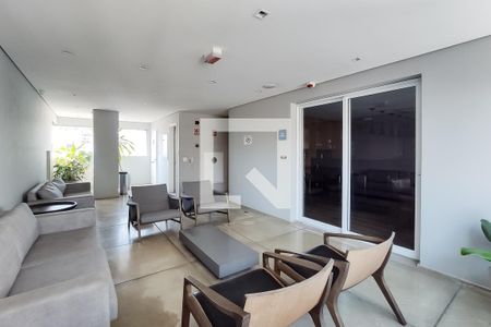 Área comum de kitnet/studio para alugar com 0 quarto, 22m² em Consolação, São Paulo